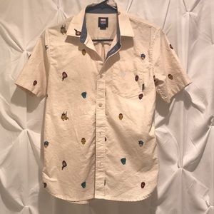 Marvel X Vans button up shirt